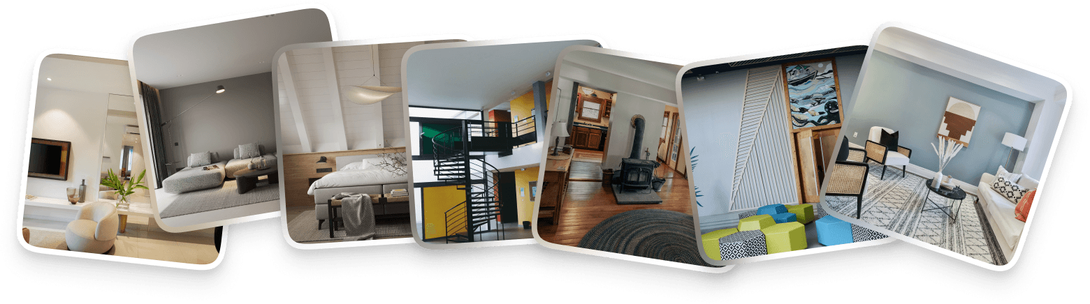 Interior reference collage for taste analysis