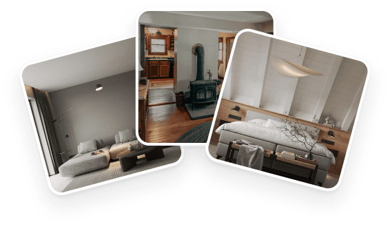 Screens showing a seven-click onboarding flow